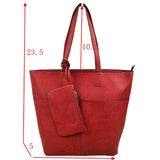 3 In 1 Large Soft Faux Leather Womens Tote Handbags  from Madeline Love