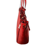 3 in 1 Side Zipper Women's Tote Handbag set  from Madeline Love