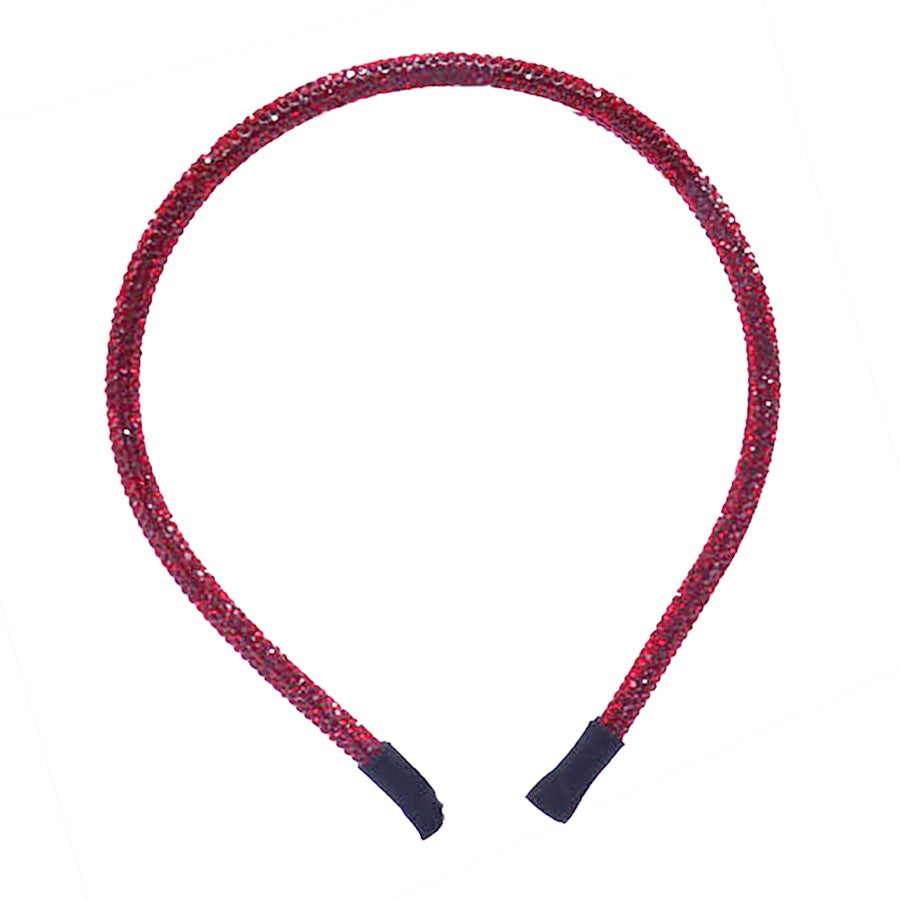 Bling Stone Accented Crystal Studded Shimmer Headband from Madeline Love