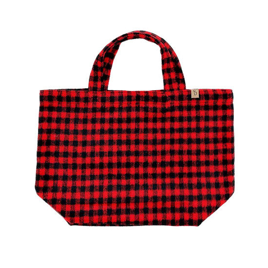 Buffalo Check Patterned Tote Bag  from Madeline Love