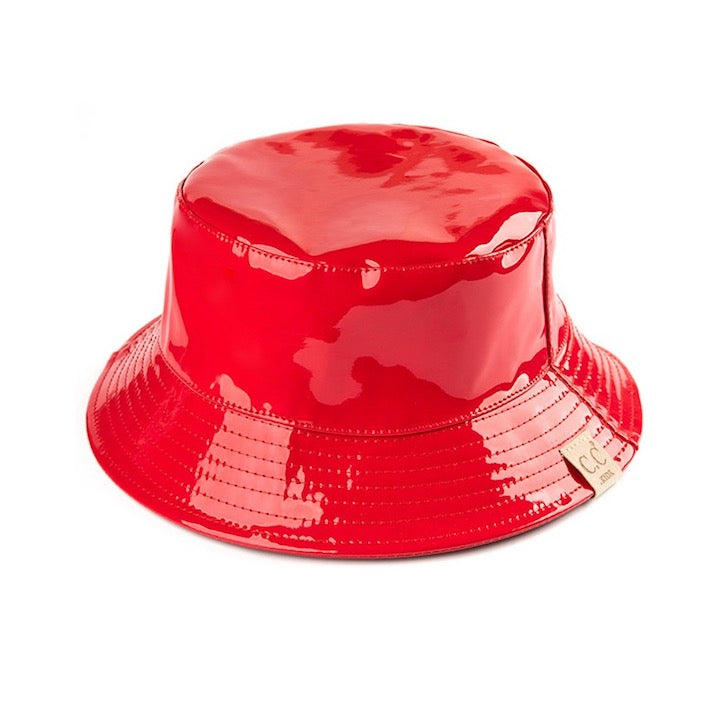 C.C Kids Shiny Reflective Enamel Rain Bucket Hat from Madeline Love
