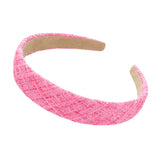 Check Patterned Tweed Headband from Madeline Love