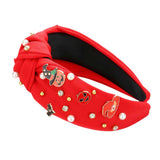 Enamel Halloween Charm Stone Cluster Embellished  Headband  from Madeline Love
