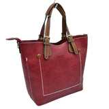 Vegan Leather Tote Shoulder Handbags For Women from Madeline Love