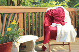 Tache Holiday Red Microfleece with Sherpa Back Throw Blanket (HRDMF) from Tache Home Fashion