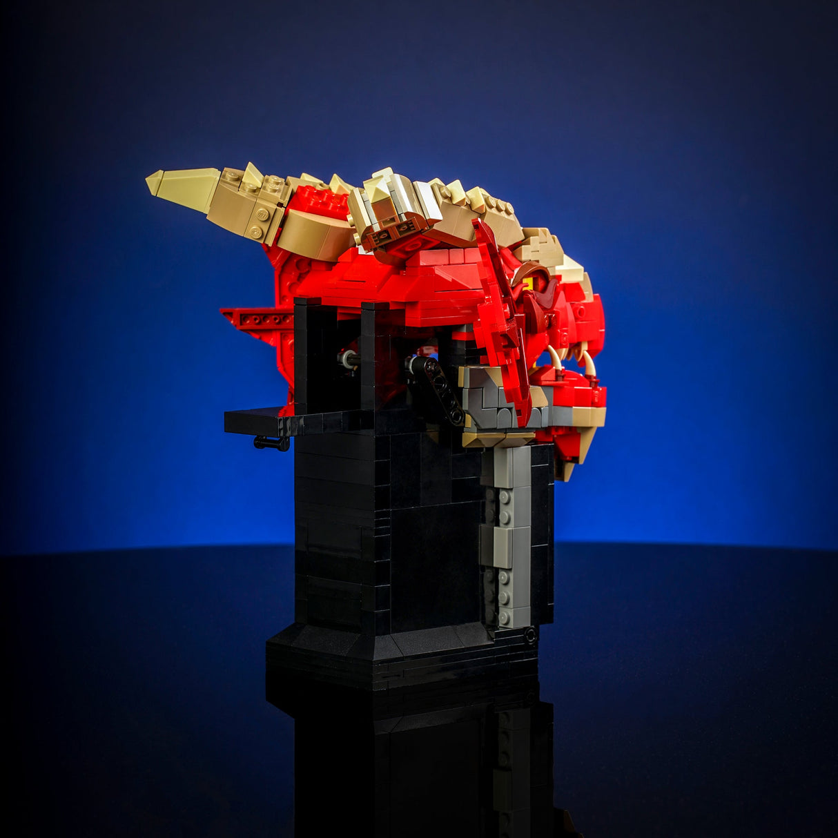 Red Dragon Dice Tower from Bricker Builds