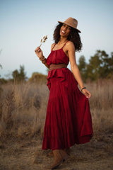 Flutter Skirt From Cotton Flower Clothing