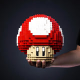 Life-Sized Red Mushroom from Bricker Builds