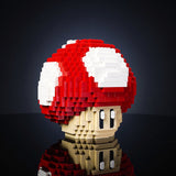 Life-Sized Red Mushroom from Bricker Builds