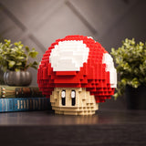 Life-Sized Red Mushroom from Bricker Builds