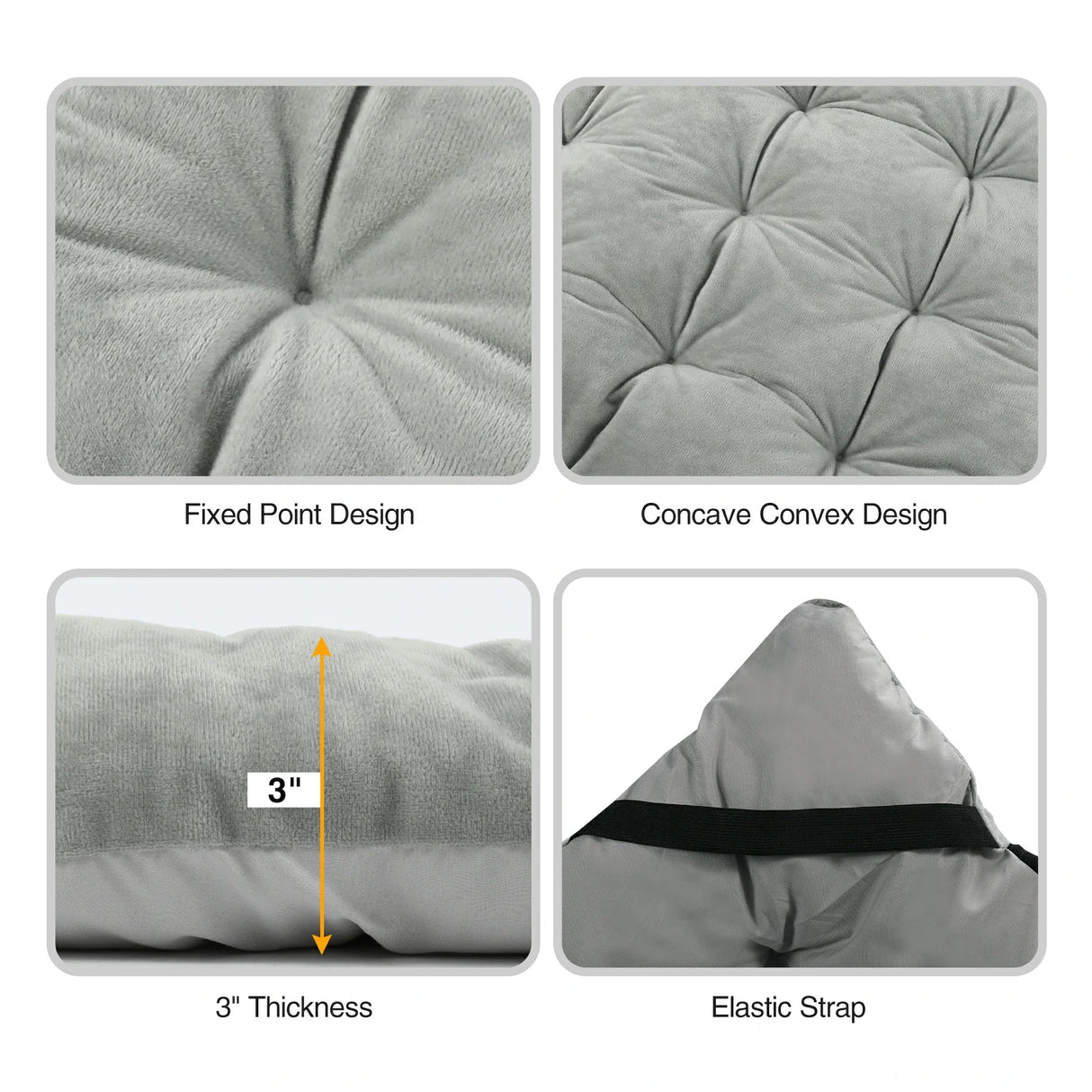 Portable Folding Sleeping Cot Mattress Pads for Camping,Gray Blue Black Brown From Redcamp