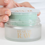 THE CLARIFIER oil-controlling, pore-redusking mask From Hear me Raw