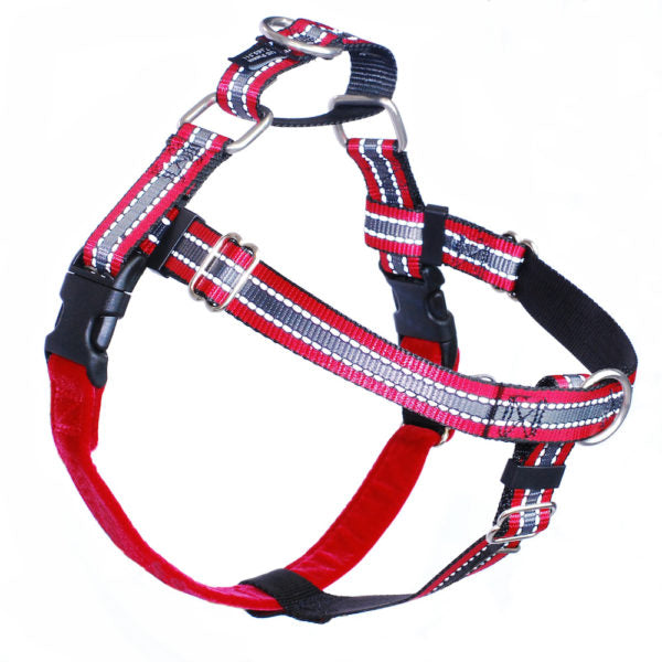 Reflective Red Freedom No-Pull Dog Harness from 2 Hounds Design