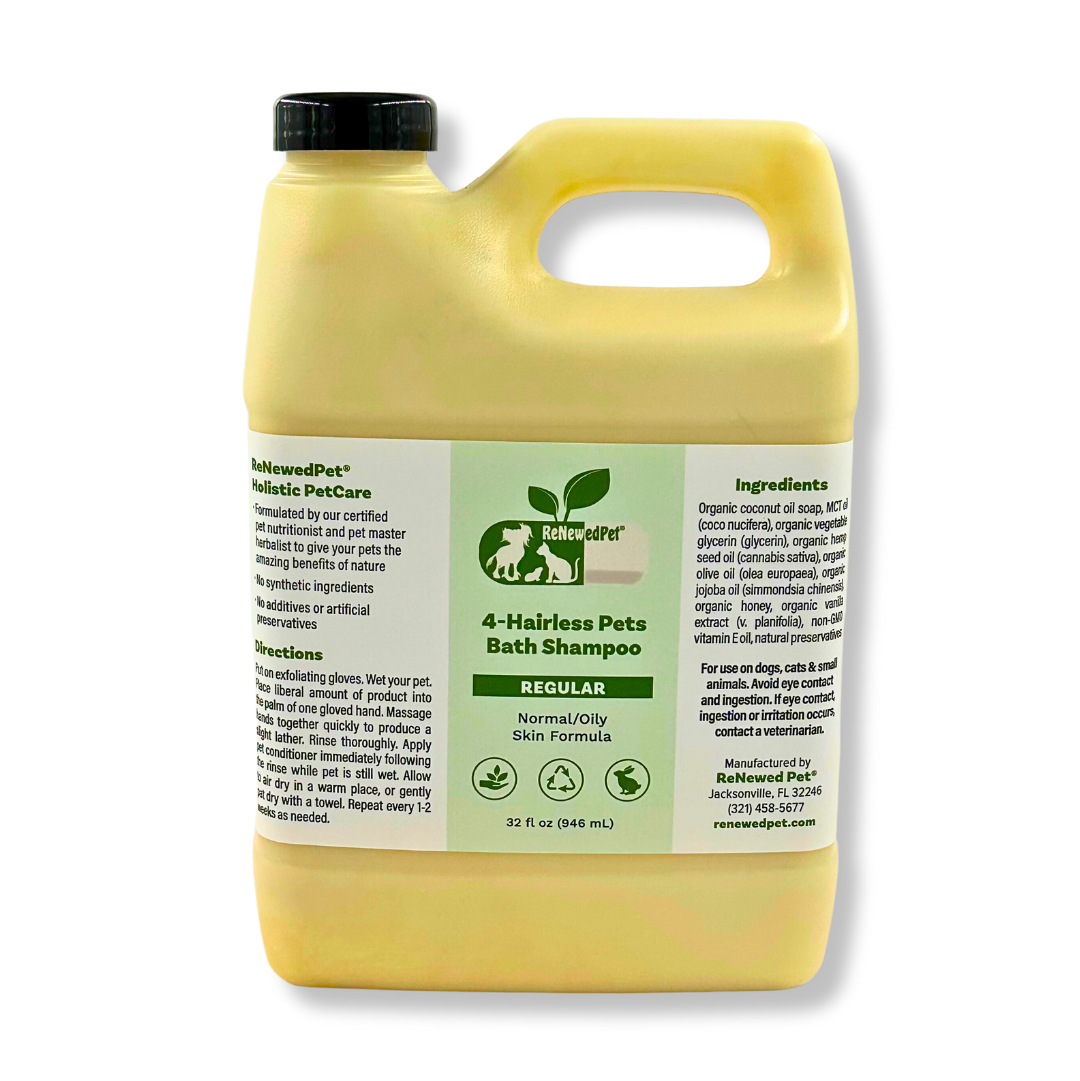 4-HAIRLESS PETS PETS REGULAR SHAMPOO from ReNewedPet