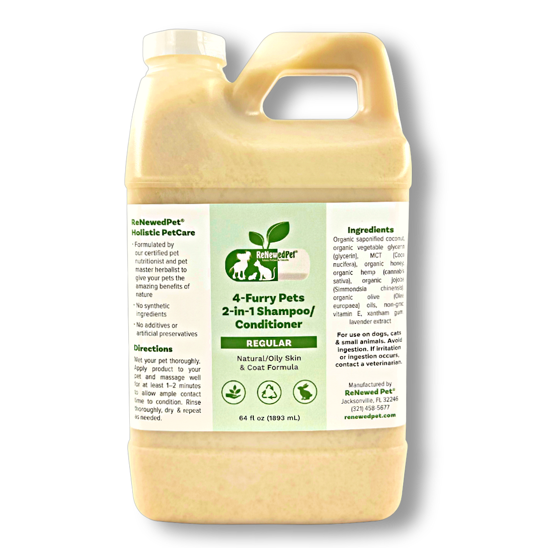 4-FURRY PETS 2-IN-1 *REGULAR SHAMPOO & CONDITIONER from ReNewedPet