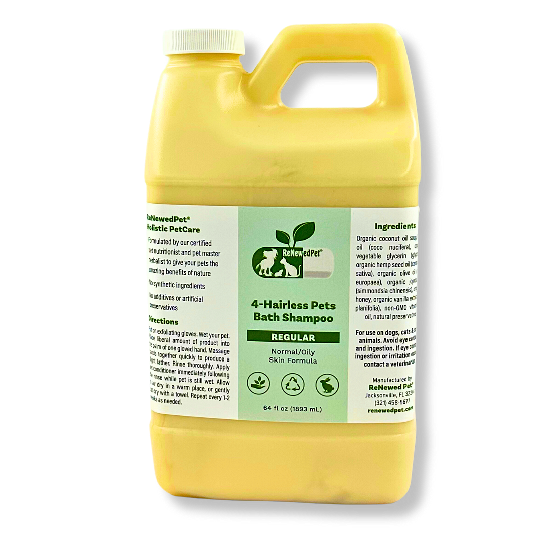 4-HAIRLESS PETS PETS REGULAR SHAMPOO from ReNewedPet