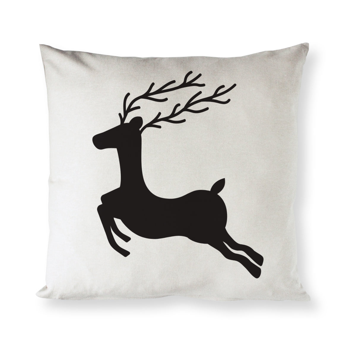 Reindeer Christmas Holiday Pillow Cover from The Cotton & Canvas Co.