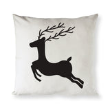 Reindeer Christmas Holiday Pillow Cover from The Cotton & Canvas Co.