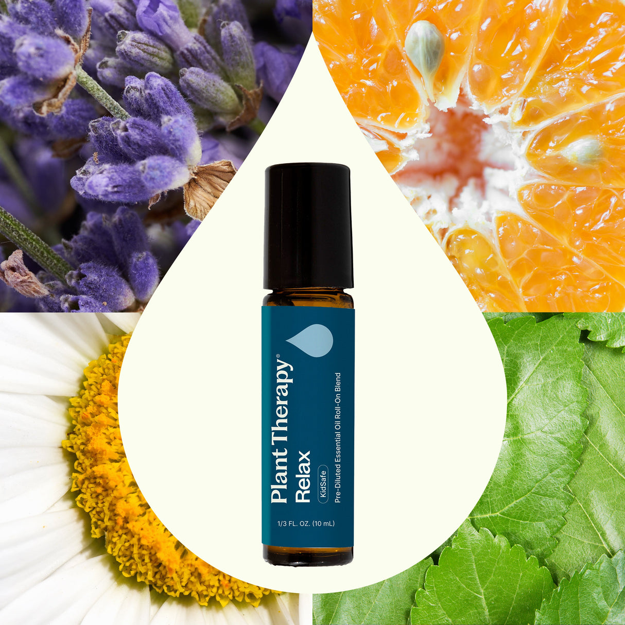 Relax Essential Oil Blend Pre-Diluted Roll-On from Plant Therapy