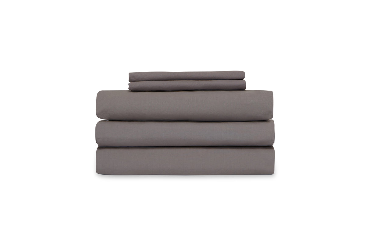 Relaxed Percale Sheet Set from French Presse Linens