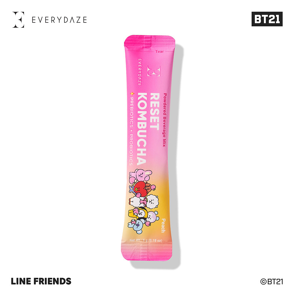 BT21 RESET KOMBUCHA- Peach