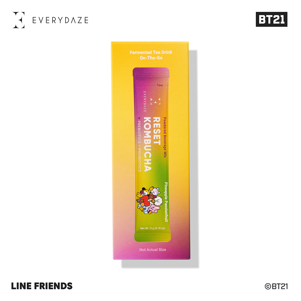 BT21 RESET KOMBUCHA- Pineapple Passionfruit from Masksheets