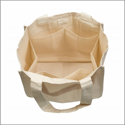 Reusable Tote Mesh Bag w/6 Internal Sleeves. from Choixe