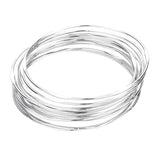12PCS Metal Stackable Bangle Bracelets from Madeline Love