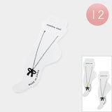 12PCS - Stainless Steel Elephant Charm Pointed Anklets from Madeline Love