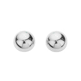 18K Gold Dipped Stainless Steel Metal Dome Stud Earrings from Madeline Love