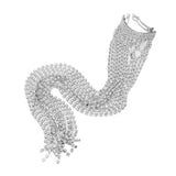 Fashionable Rhinestone Fringe Barrette from Madeline Love
