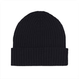 Rib Beanie - Dark Navy From Manymoons