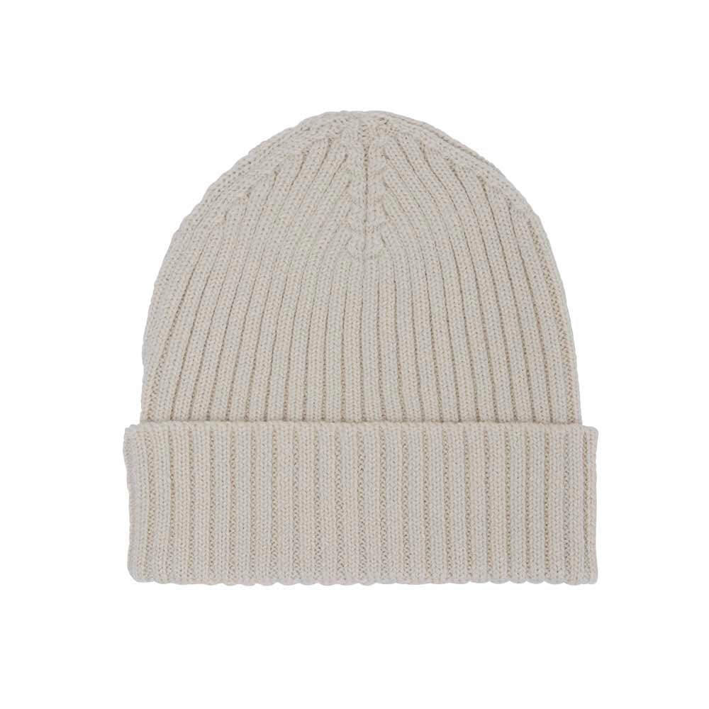 Rib Beanie - Ecru From Manymoons