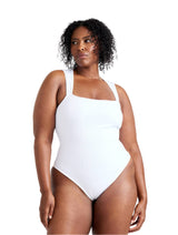 Ribbed Square Neck Shapewear Bodysuit from HeyShape