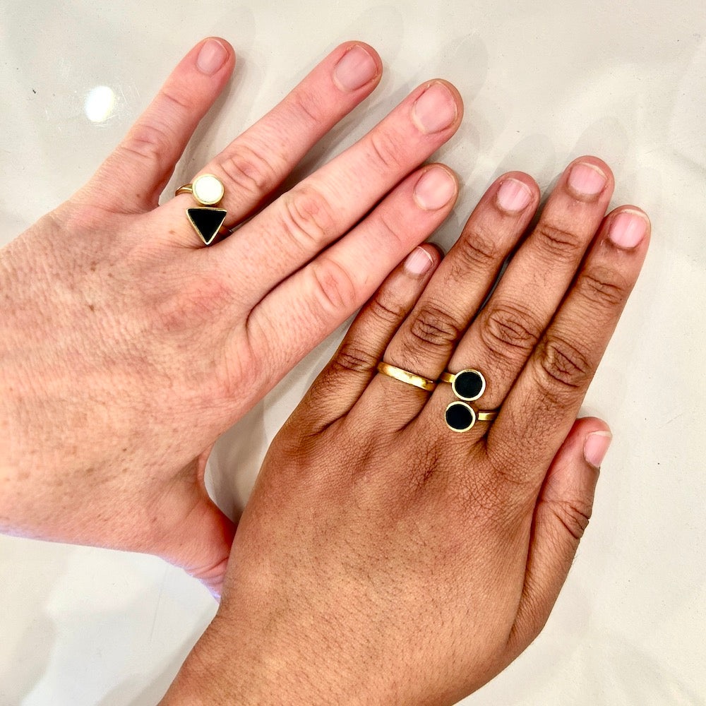 Triangulate Open Ring From Abroad Modern