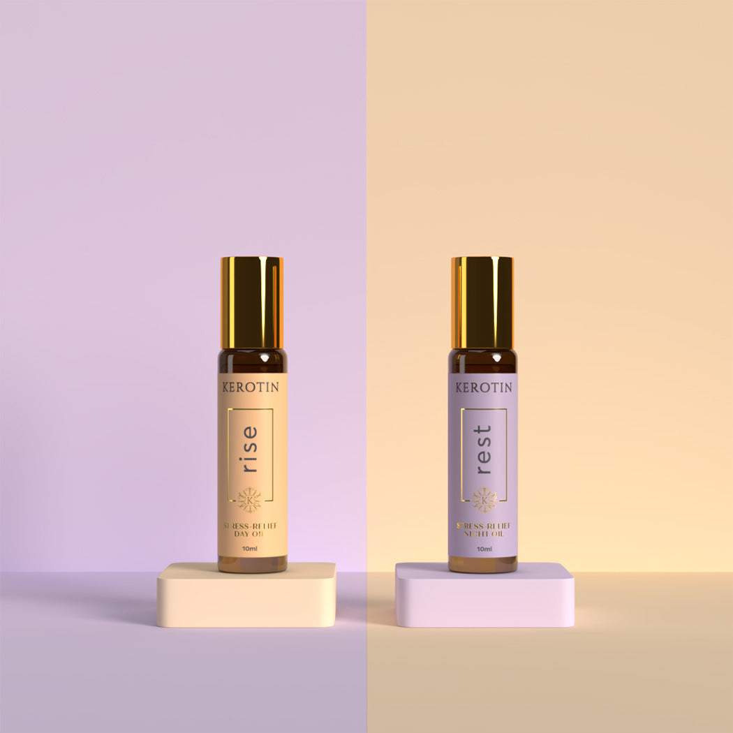 Rise & Rest Stress-Relief Oils from Kerotin