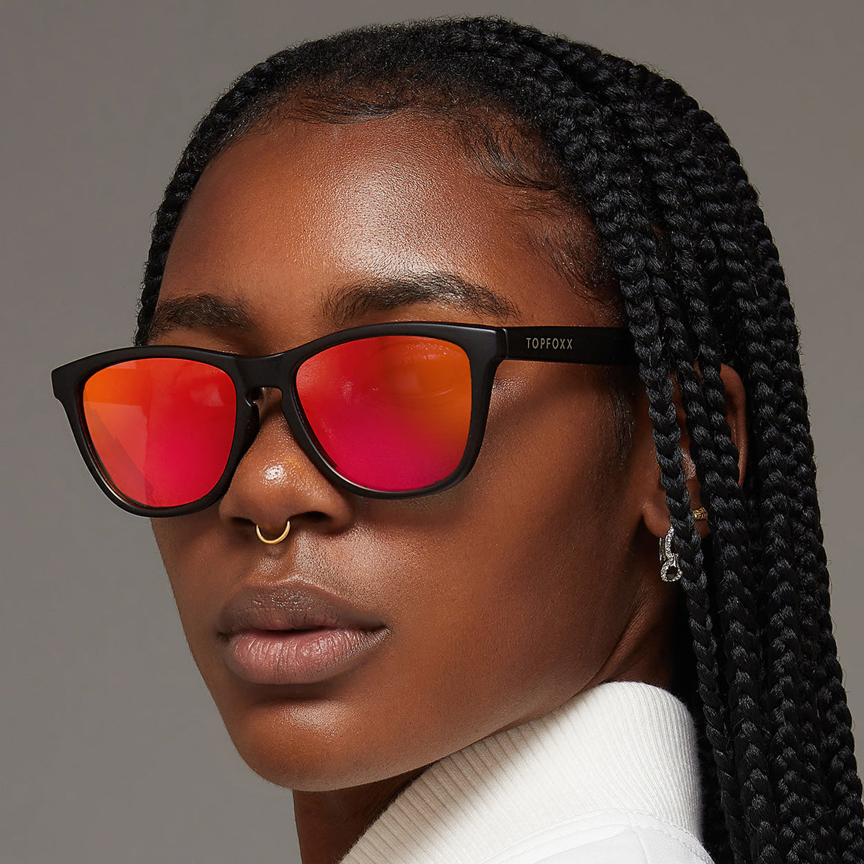 Rise Up - Revo® Mirrored Red from TopFoxx