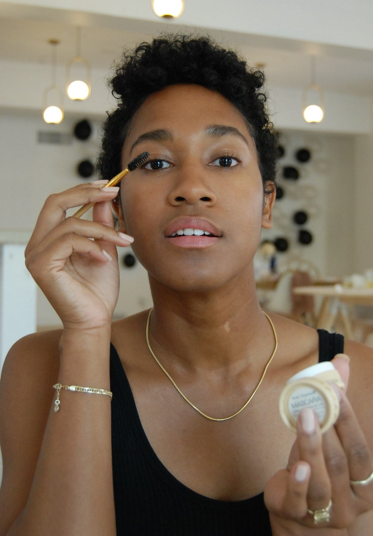 Black Vegan Zero-Waste Mascara From River Organics