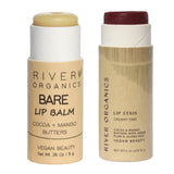 Lip Balm or Lip Stain Sets From River Organics