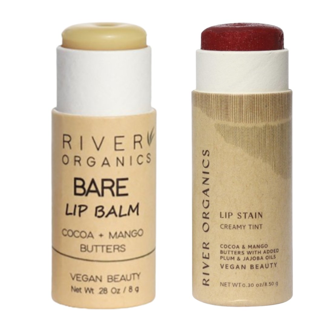 Lip Balm or Lip Stain Sets From River Organics
