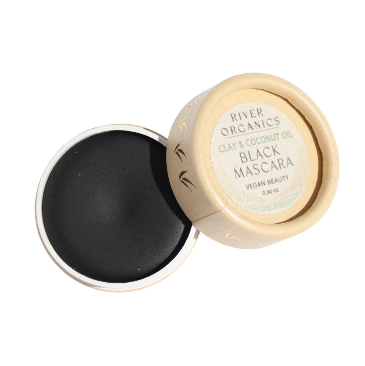Black Vegan Zero-Waste Mascara From River Organics