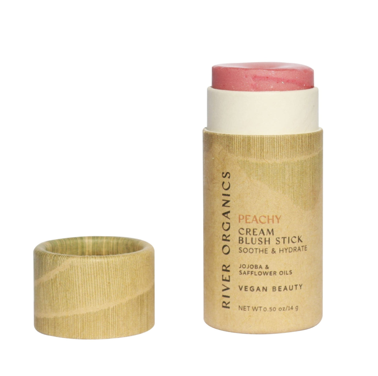 Creamy Vegan Blush Stick -  Peachy from River Organics