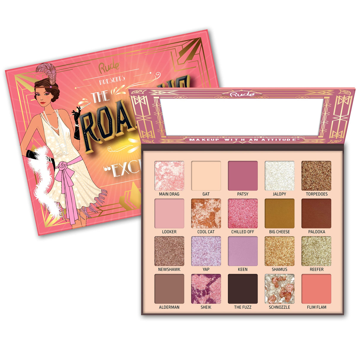The Roaring 20's Eyeshadow Palette - Excessive from Rude Cosmetics