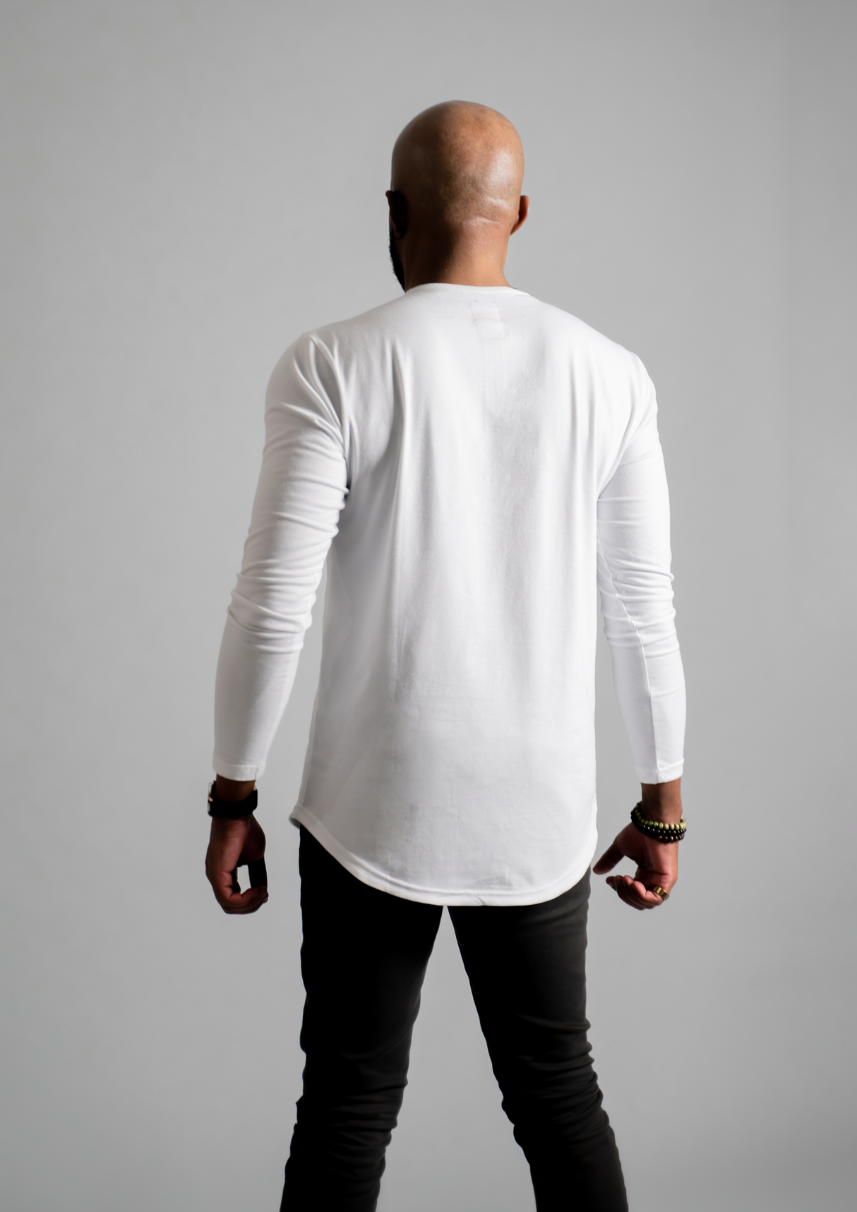 L/S Henley Curved Hem from Ten/10 Apparel