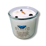Rocks Candle - White Birch (Wood Wick Snow Quartz & Onyx Gemstone Soy Candle) from Evolve Botanica