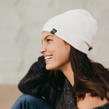 Rolled Edge, Cashmere Beanie from Pretty Simple