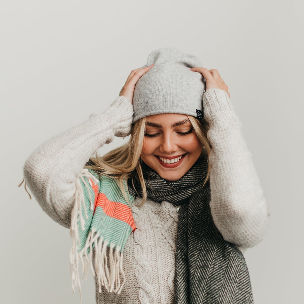 Rolled Edge, Cashmere Beanie from Pretty Simple