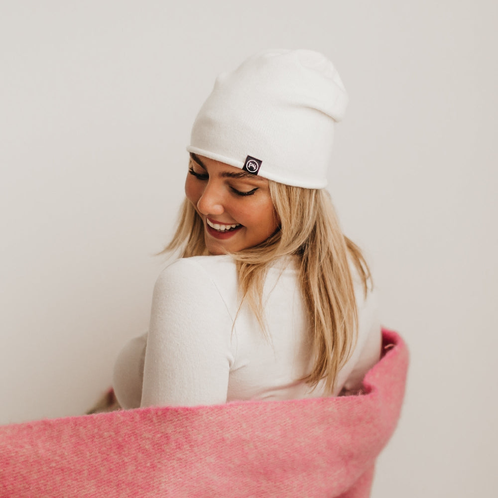 Rolled Edge, Cashmere Beanie from Pretty Simple