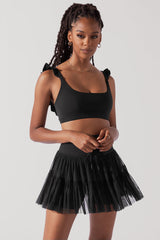 Romance Ruffle Bra - Black from POPFLEX
