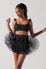 Romance Ruffle Bra - Black from POPFLEX